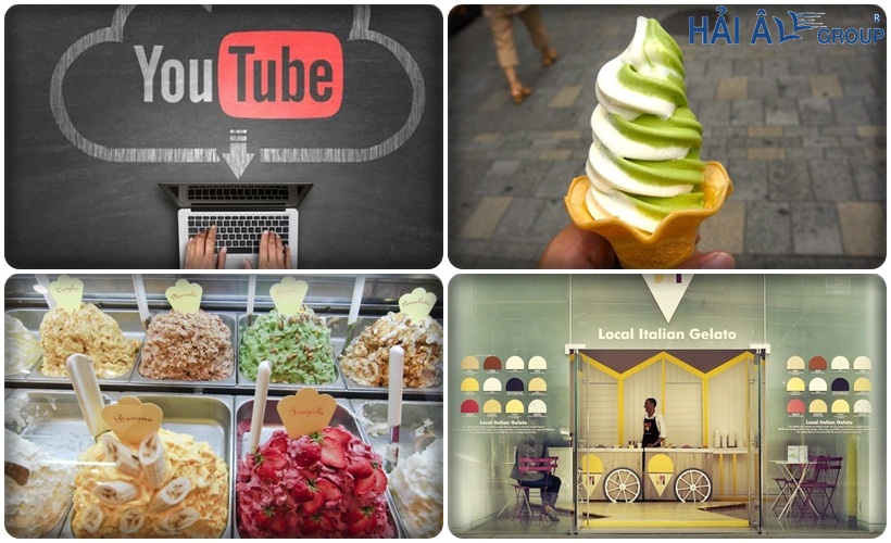 quảng cáo youtube cho cửa hàng kem